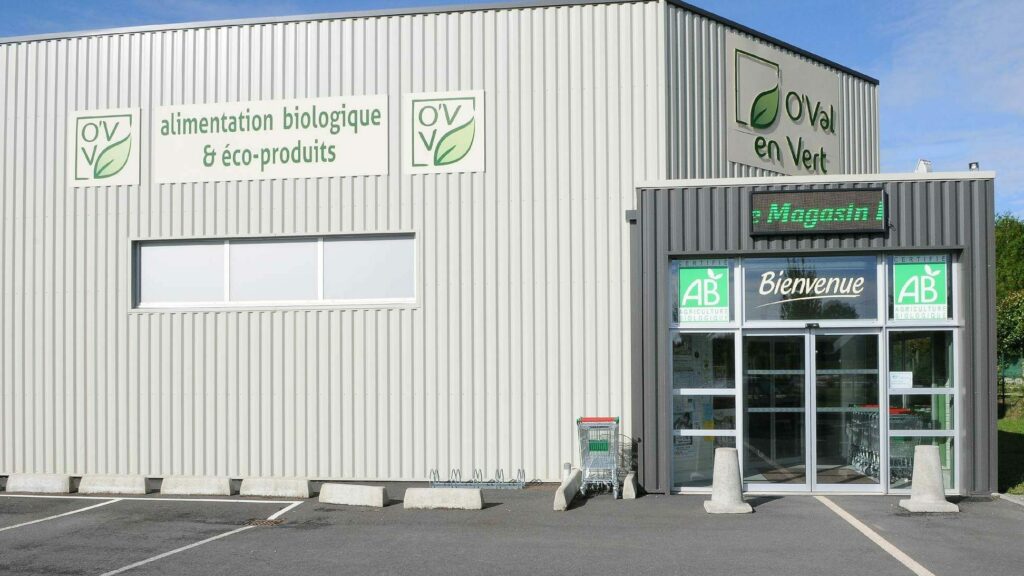 Rayons du magasin O’Val en Vert